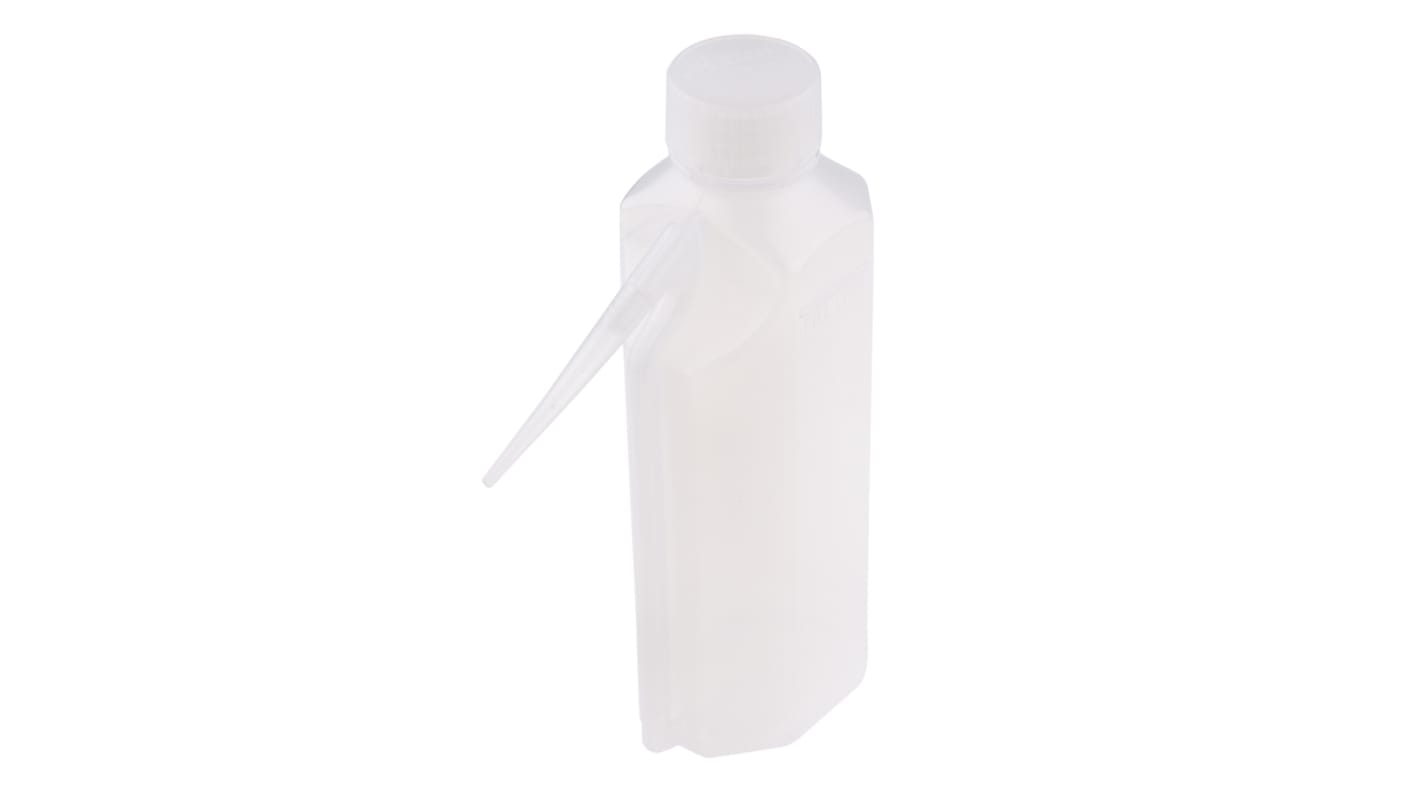 RS PRO LDPE Laborflasche 250ml, Ø 21mm Spritzflasche Enghalsig 21 (Dia.) x 159mm