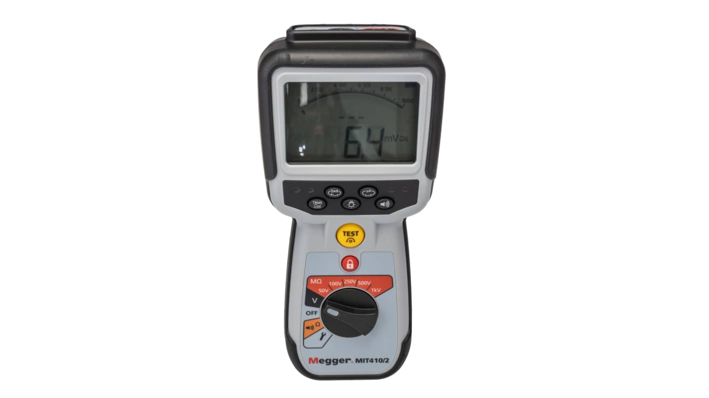 Megger MIT410 2 Isolationsprüfgerät, 205mA, 1000V / 200GΩ Isolationstester