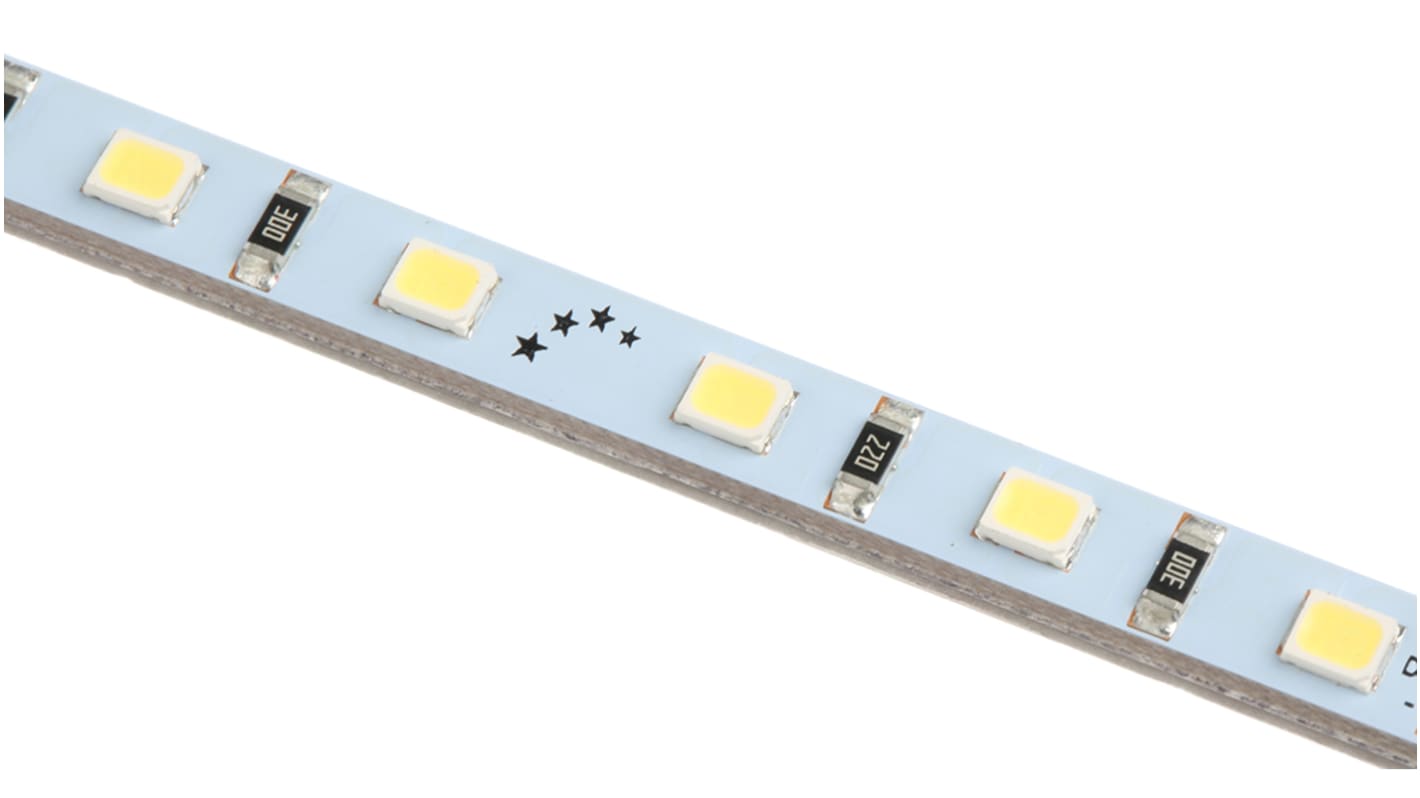 PowerLED 24V dc White LED Strip Light, 6000K Colour Temp, 500mm Length