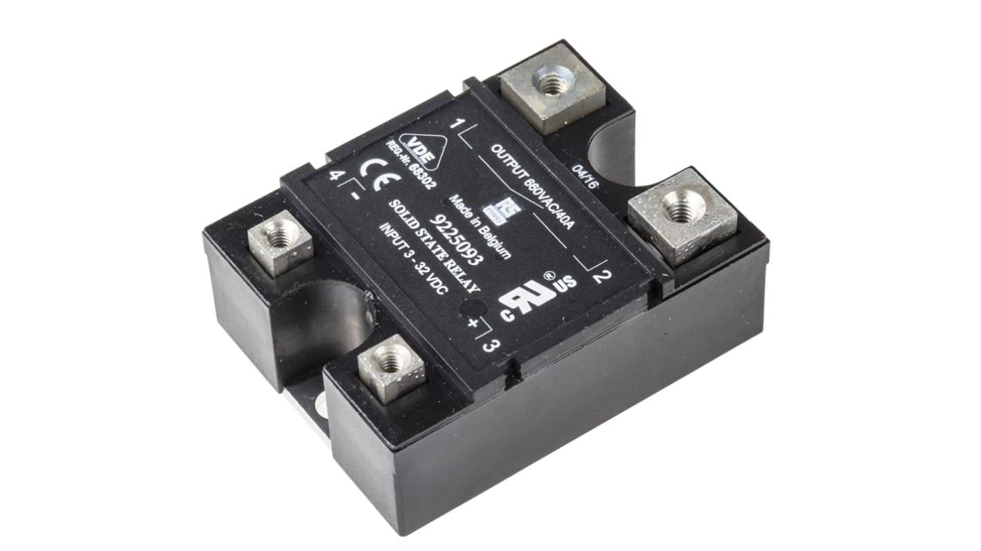 RS PRO Solid State Relay, 40 A rms Load, Panel Mount, 660 V ac Load, 32 V dc Control