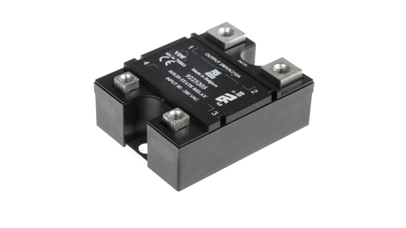 RS PRO Solid State Relay, 10 A rms Load, Panel Mount, 280 V ac Load, 280 V ac Control
