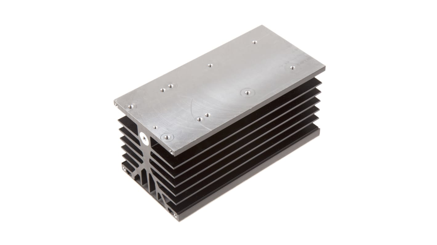 RS PRO Snap-On Rail Mount Relay Heatsink for Use with WG Series Solid State Relays