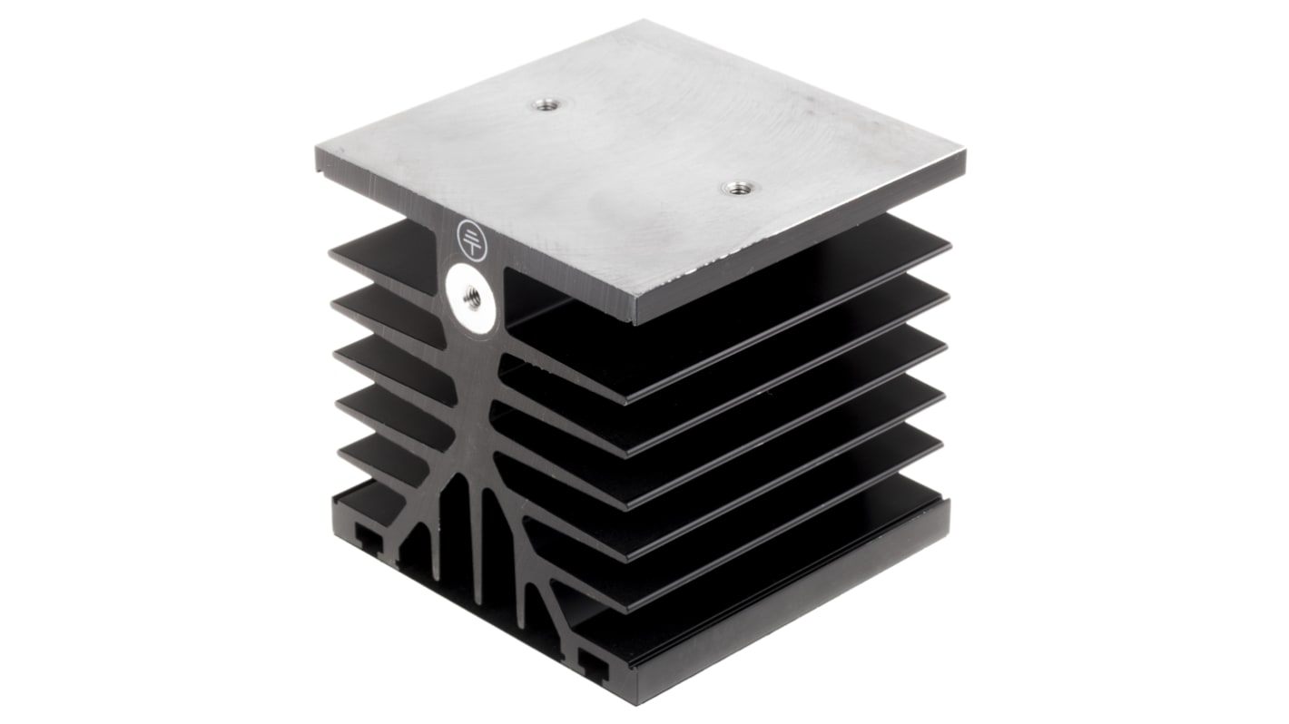 RS PRO Snap-On Rail Mount Relay Heatsink for Use with WG Series Solid State Relays