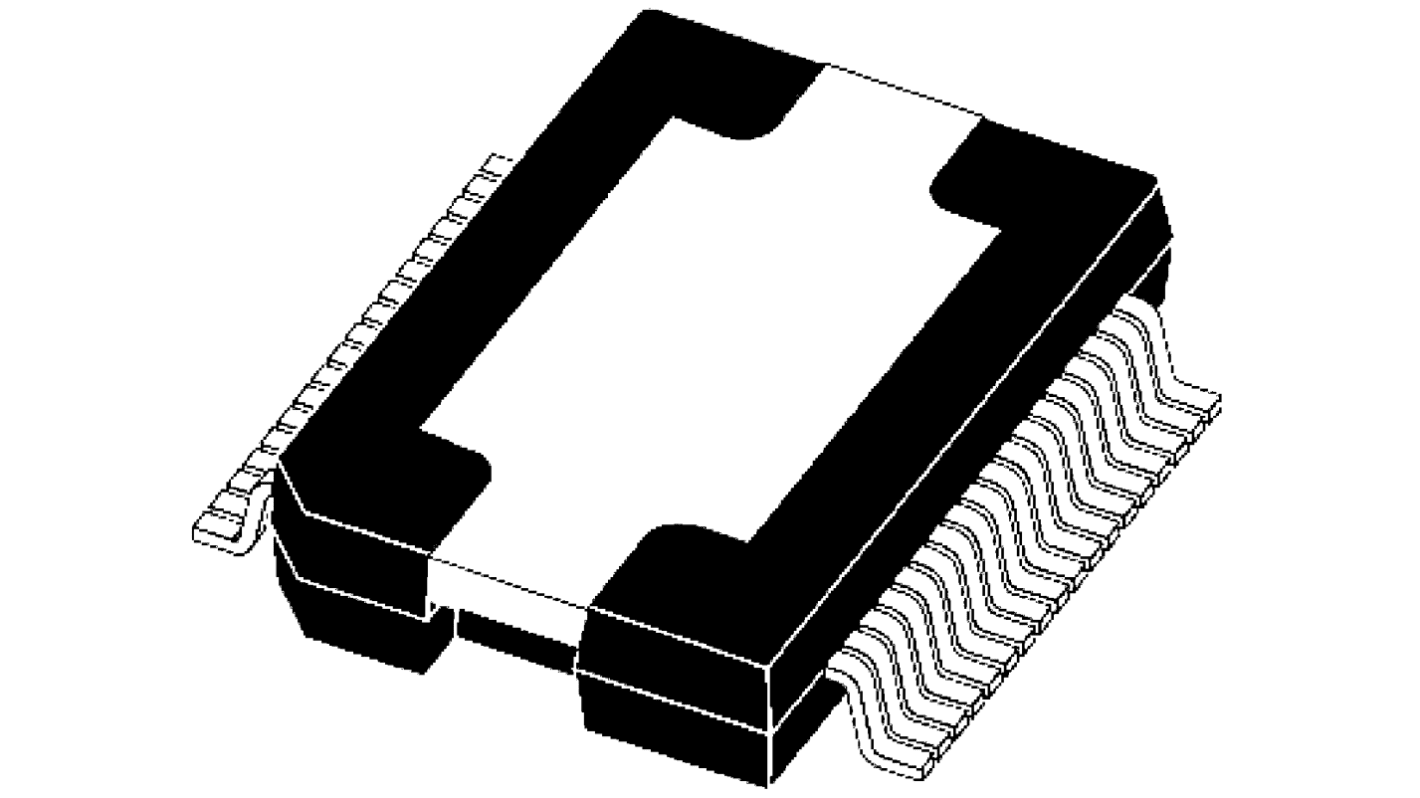 STMicroelectronics VN808-E, MOSFET 1, 0.7 A, 45V 36-Pin, PowerSO