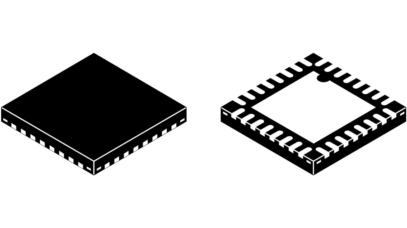 Microchip USB3340-EZK-TR, USB Transceiver, 480Mbps, USB 2.0, 5.5 V, 32-Pin QFN