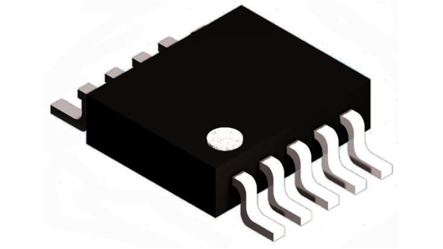 AD5200BRMZ10-REEL7, Digital Potentiometer 10kΩ 256-Position Linear Serial-3 Wire, Serial-SPI 10 Pin, SOIC