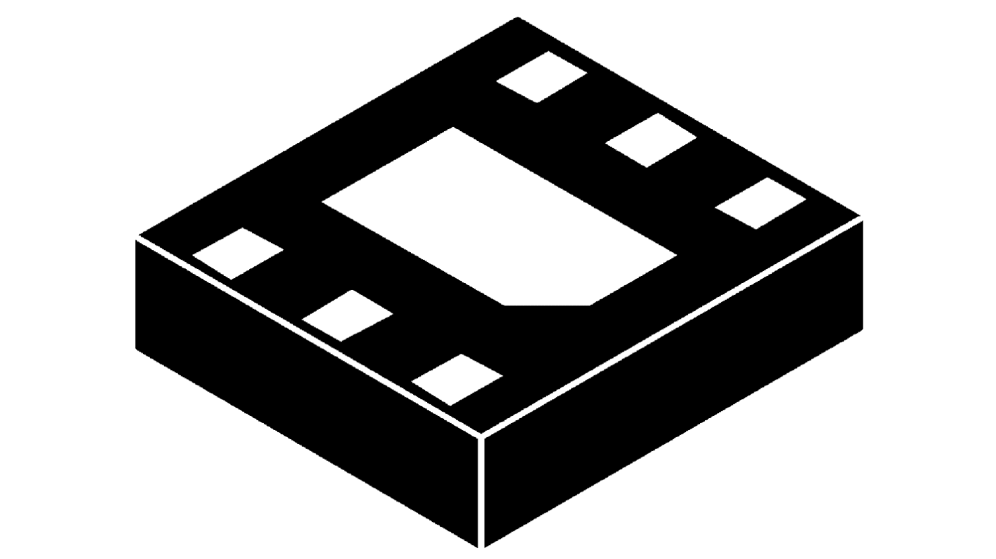 Dual N-Channel MOSFET, 2.5 A, 30 V, 6-Pin WDFN onsemi NTLJD4116NT1G