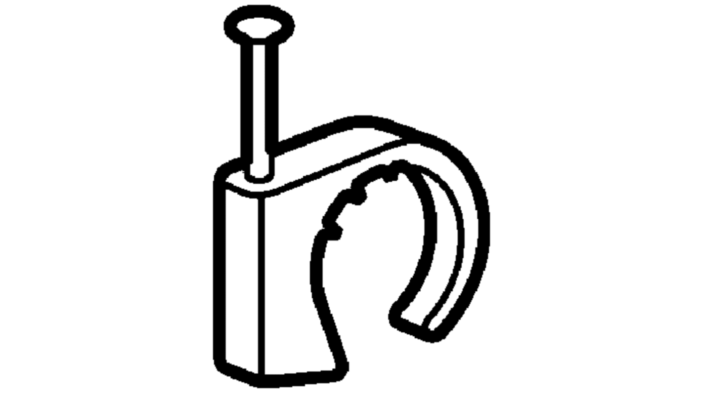 Clip serre-câbles Legrand, Ø maximum 12mm, type Clip serre-câbles
