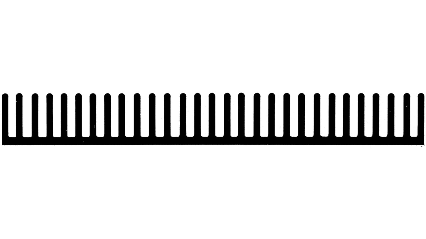 Heatsink, 0.9K/W, 125 x 200 x 25mm