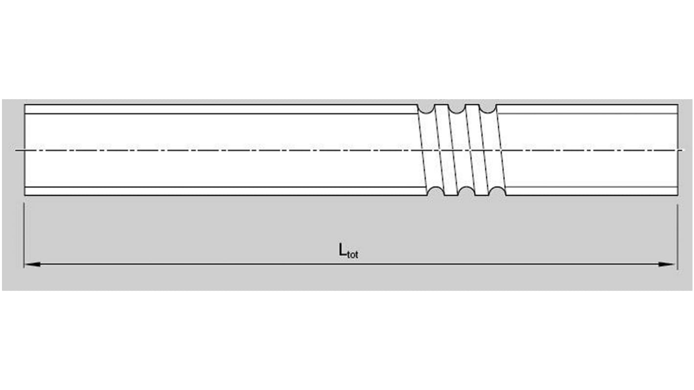 Śruba walcowa, 20mm Shaft Diameter , 1500mm Shaft Length Bosch Rexroth
