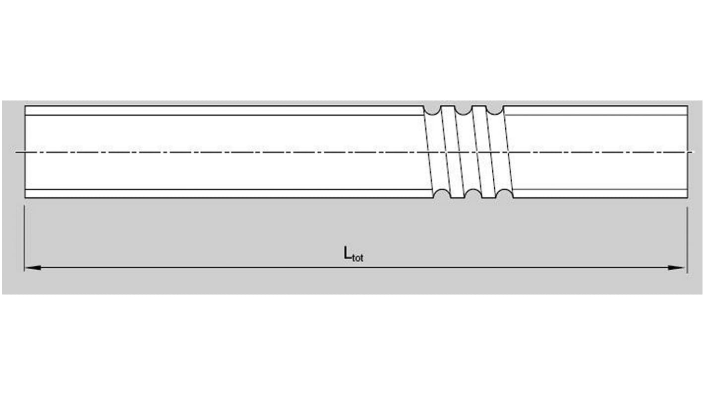 Śruba walcowa, 20mm Shaft Diameter , 500mm Shaft Length Bosch Rexroth