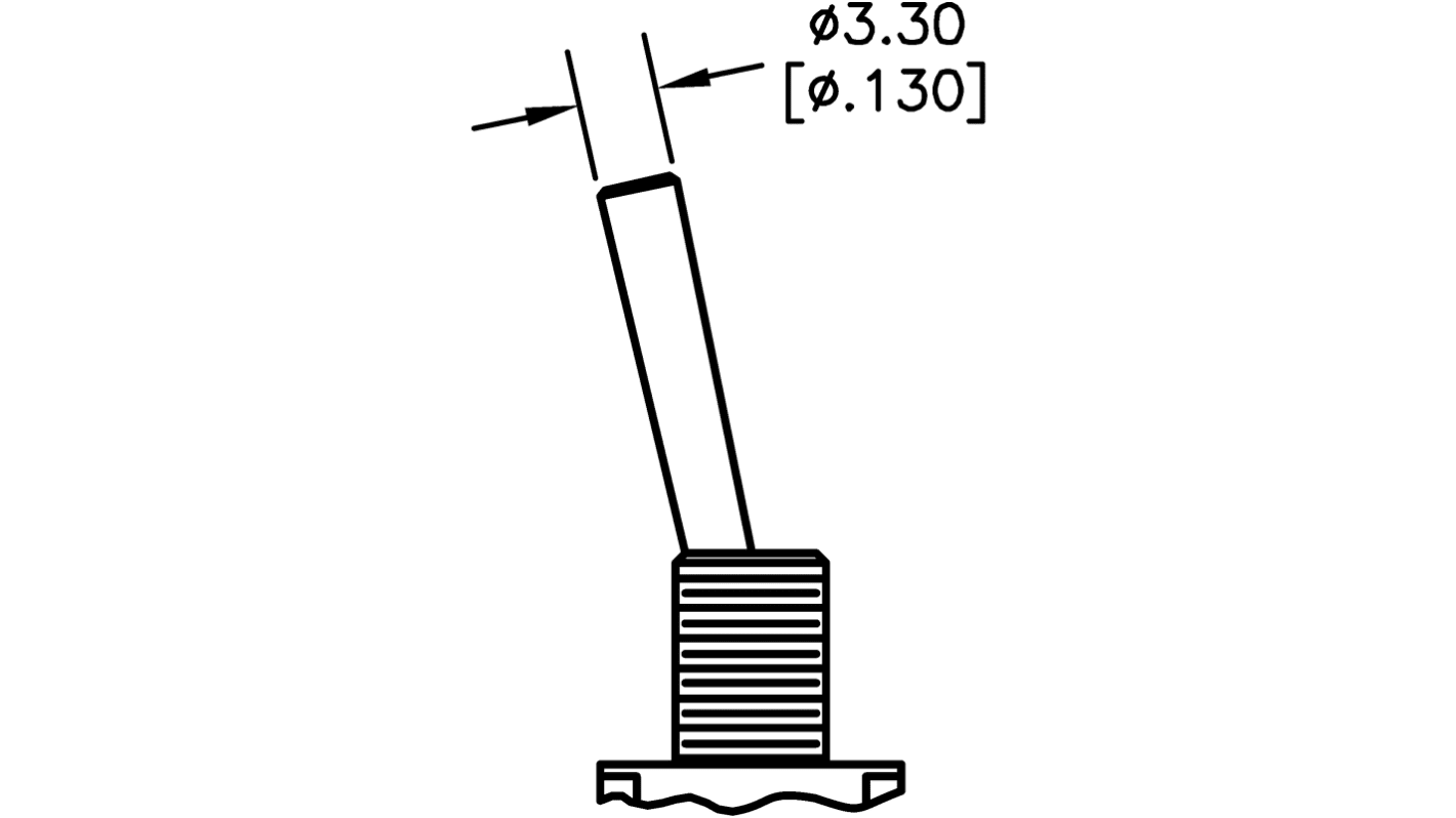 TE Connectivity PCB-Montage Kippschalter 2-polig Ein-Ein 5 A bei 28 V dc, Lötanschluss