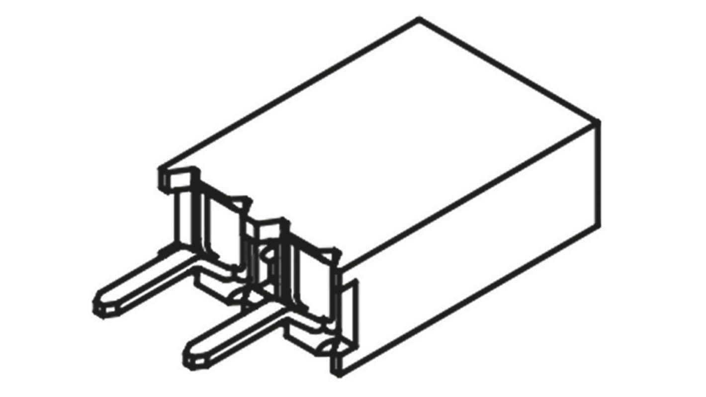 Gniazdo PCB 2 -pinowe raster: 2.54mm typu płytka – płytka Proste Przewlekany