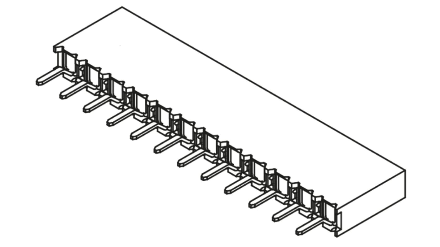 Samtec BCS Leiterplattenbuchse Gerade 12-polig / 1-reihig, Raster 2.54mm