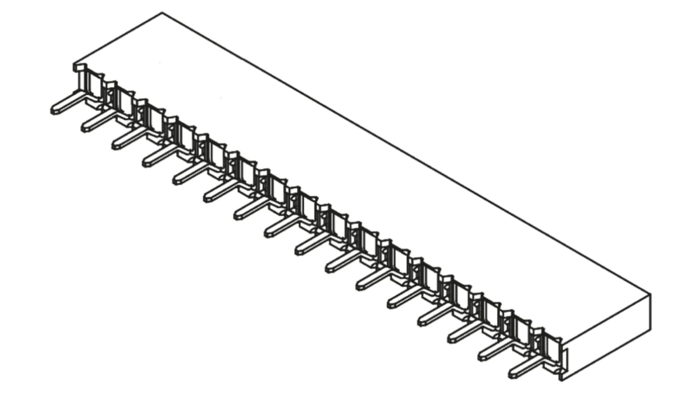 Samtec BCS Leiterplattenbuchse Gerade 16-polig / 1-reihig, Raster 2.54mm