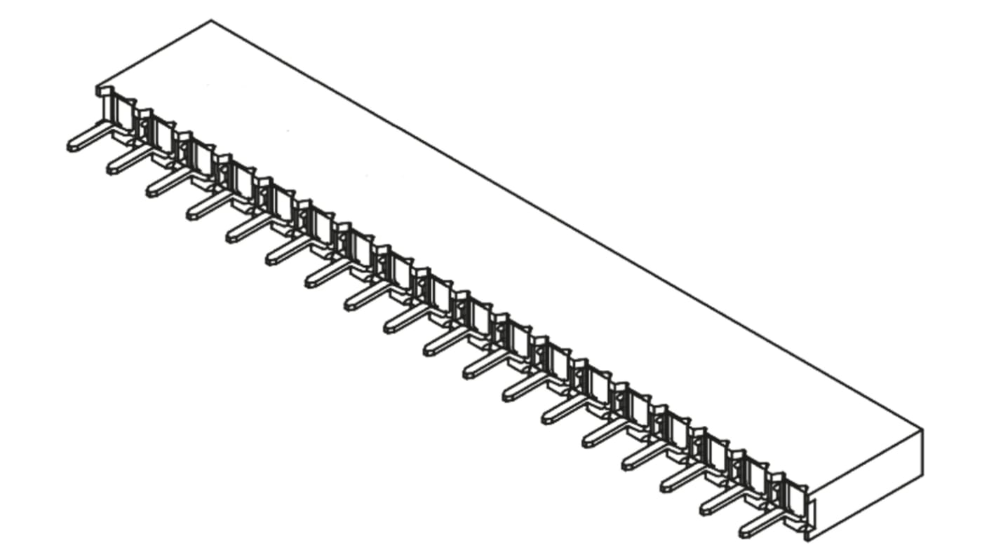 Gniazdo PCB 18 -pinowe raster: 2.54mm typu płytka – płytka Proste Przewlekany