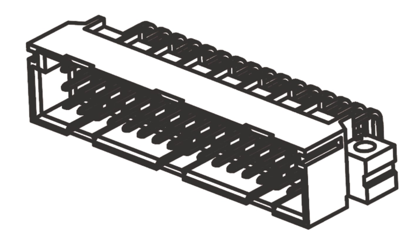 ERNI ERNIPRESS 48 Way 2.54mm Pitch, Type C/2 Class C2, 3 Row, Right Angle DIN 41612 Connector, Plug