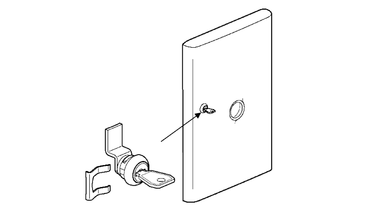 Legrand Key Lock for use with DRIVIA cabinets