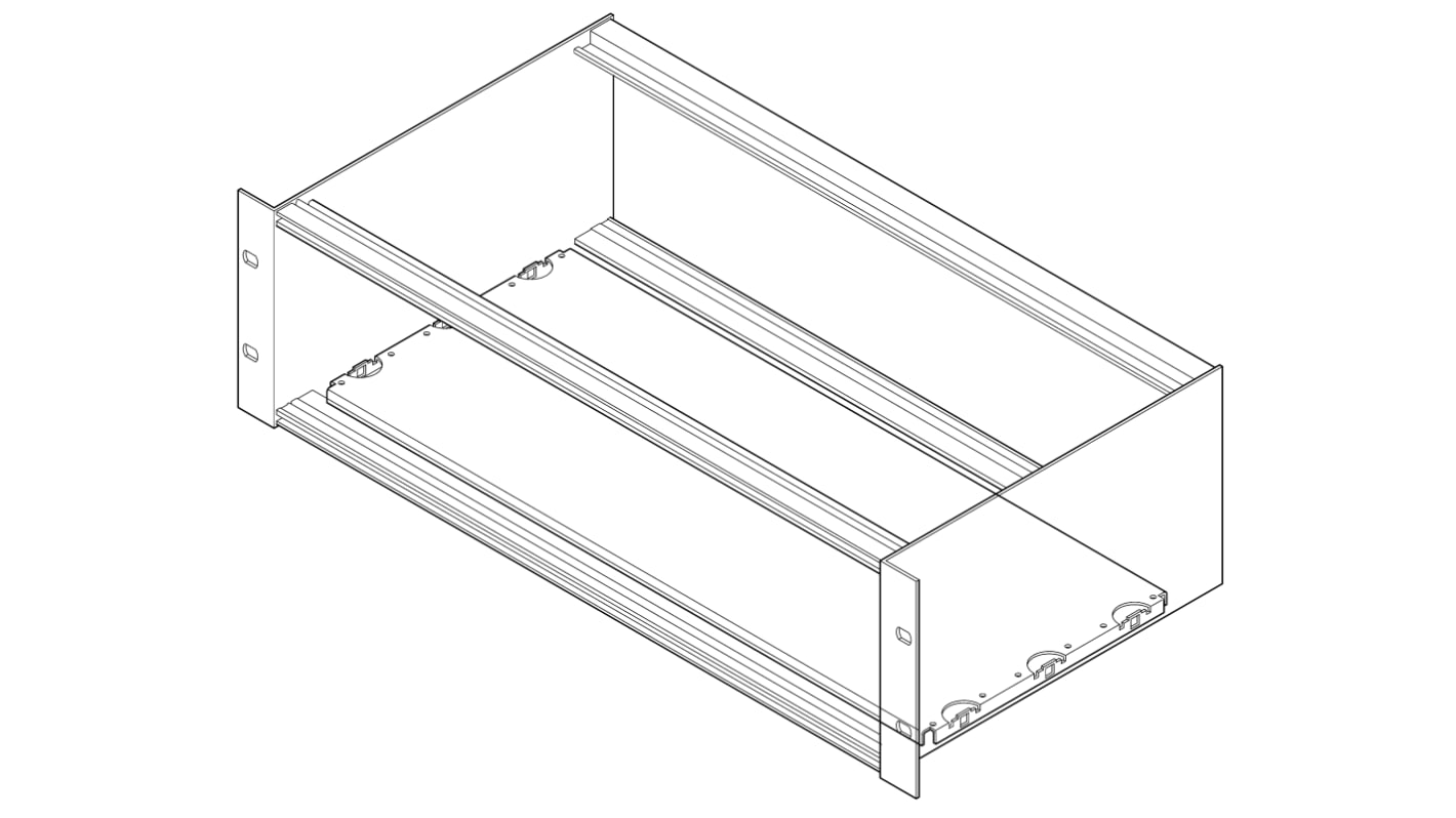 nVent SCHROFF for Use with RatioPac Pro Desktop Case, 220 x 8 x 431.35mm