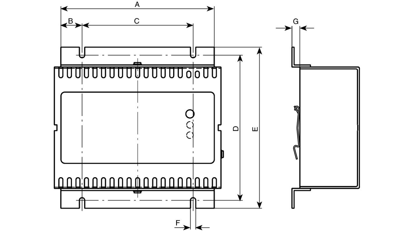 TRACOPOWER Mounting Kit, for use with TIS