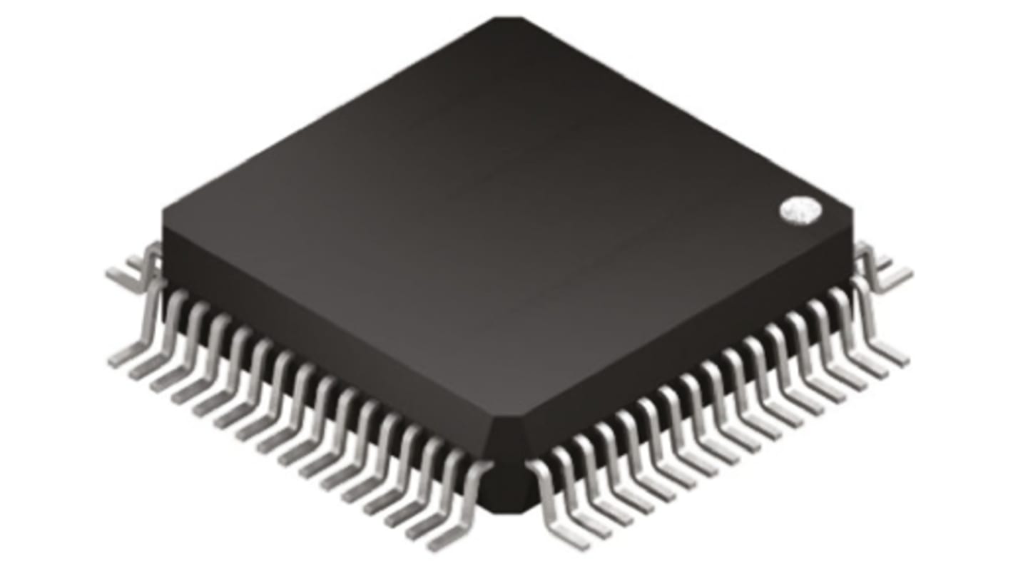 Renesas Electronics RX631单片机, RX内核, 64针, LQFP, 最大100MHz, 256 kB 闪存, 64 kB RAM