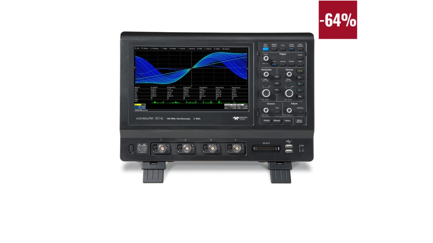 Teledyne LeCroy WaveSurfer 3054z FULLY LOADED WaveSurfer 3000z Series, 500MHz Bench Oscilloscope, 4 Analogue Channels