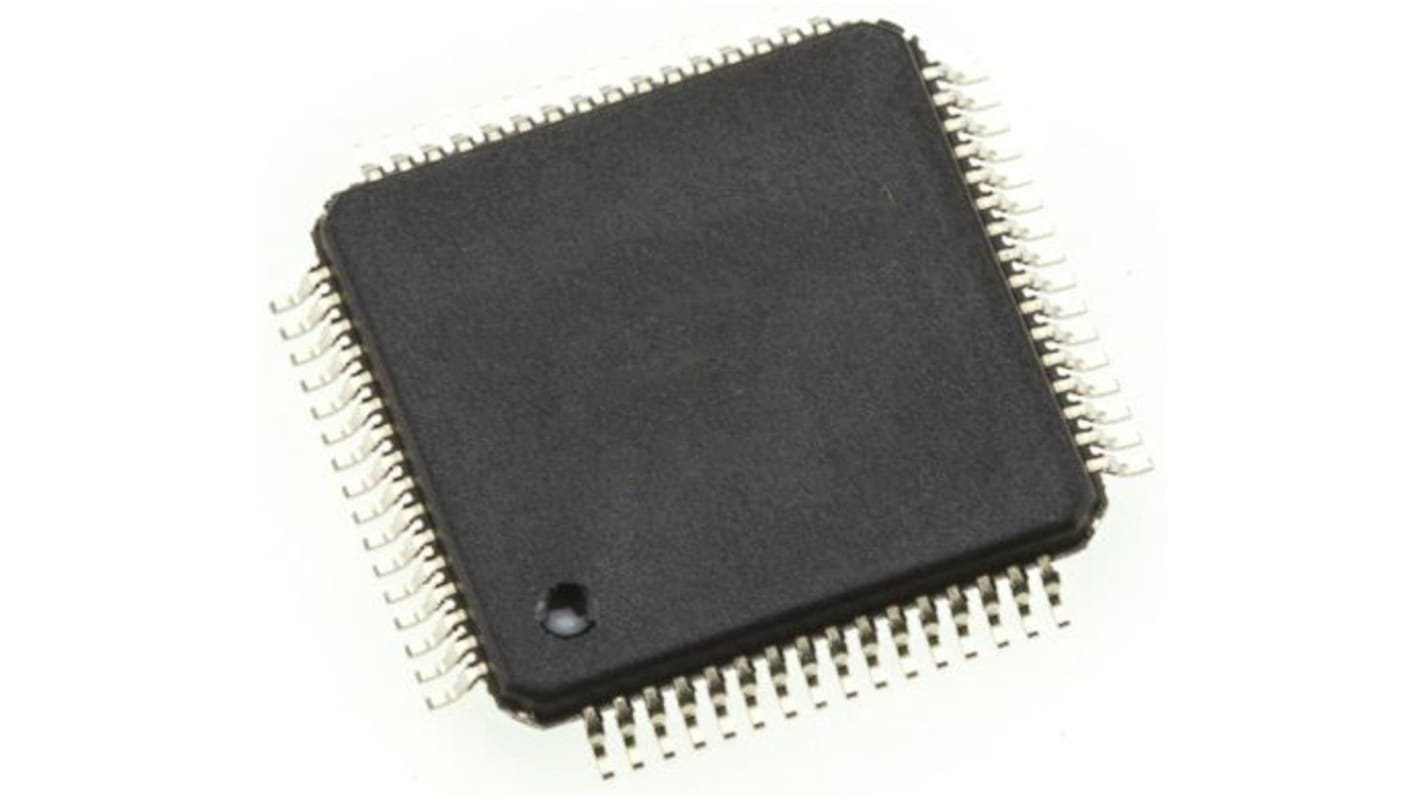 Infineon CY8C4200单片机, ARM Cortex M0内核, 64针, TQFP, 最大48MHz, 128 kB 闪存, 16 kB RAM