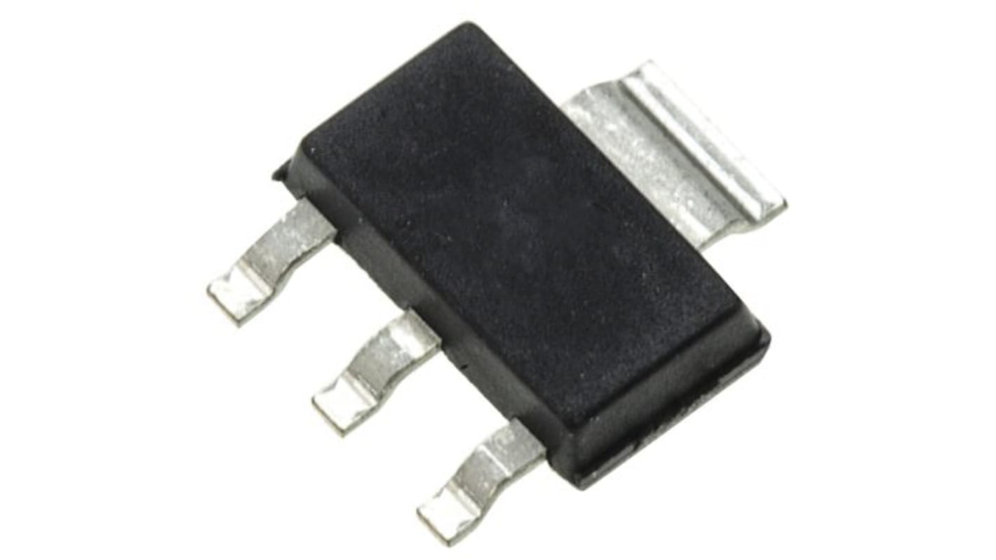 Transistor, NSS60601MZ4T1G, NPN 6 A 60 V SOT-223 (SC-73), 3 + Tab pines, 1 MHz, Simple