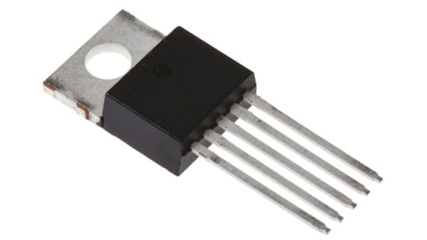 onsemi 芯片, 1.23 → 37 V输出, 3A最大输出, 单路输出, TO-220, 5针, 通孔安装, -40°C→+125 °C