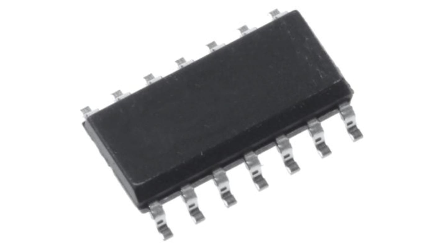 onsemi Multiplexer, 14-Pin, SOIC, 3 bis 18 V- einzeln