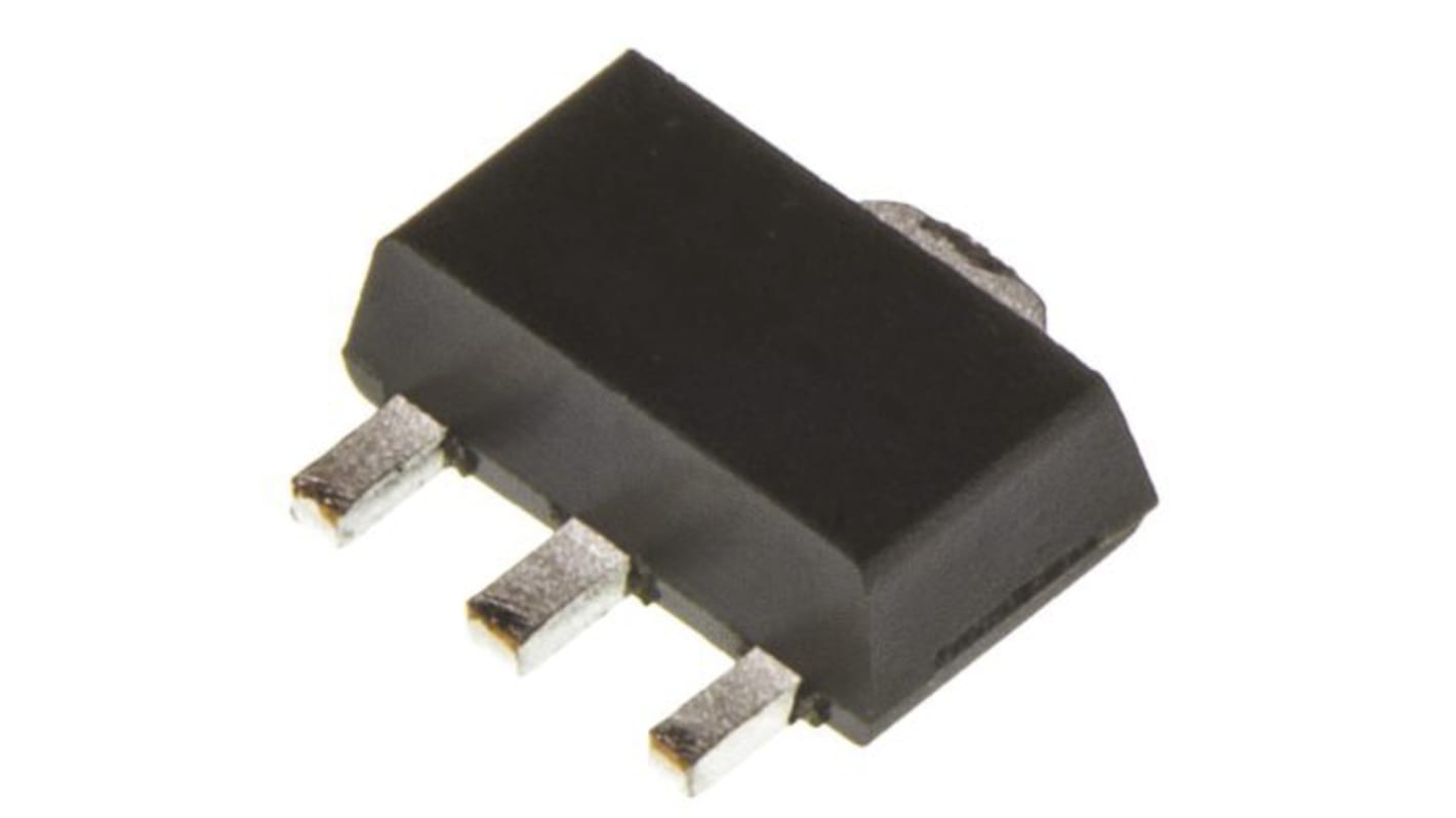 STMicroelectronics LDO稳压芯片, 3.3 V输出, 200mA最大输出, 单路输出, SOT-89, 贴片, 3针