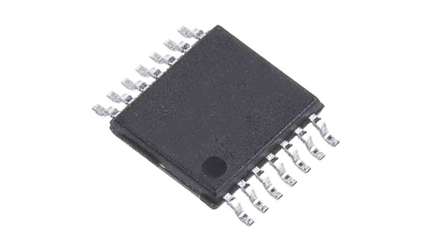 TSV994AIPT STMicroelectronics, Operational Amplifier, Op Amp, RRIO, 20MHz 100 kHz, 2.5 → 5.5 V, 14-Pin TSSOP