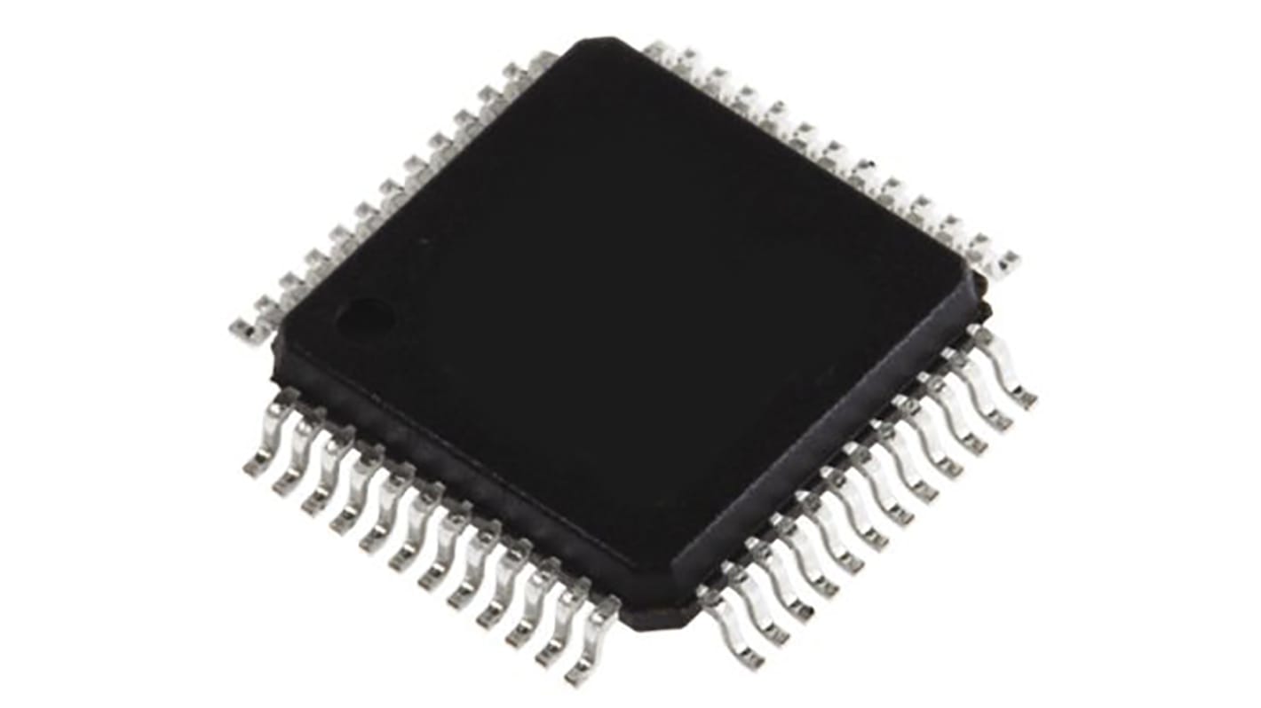 STMicroelectronics STM32F0单片机, ARM Cortex M0内核, 48针, LQFP, 最大48MHz, 32 kB 闪存, 8 kB RAM