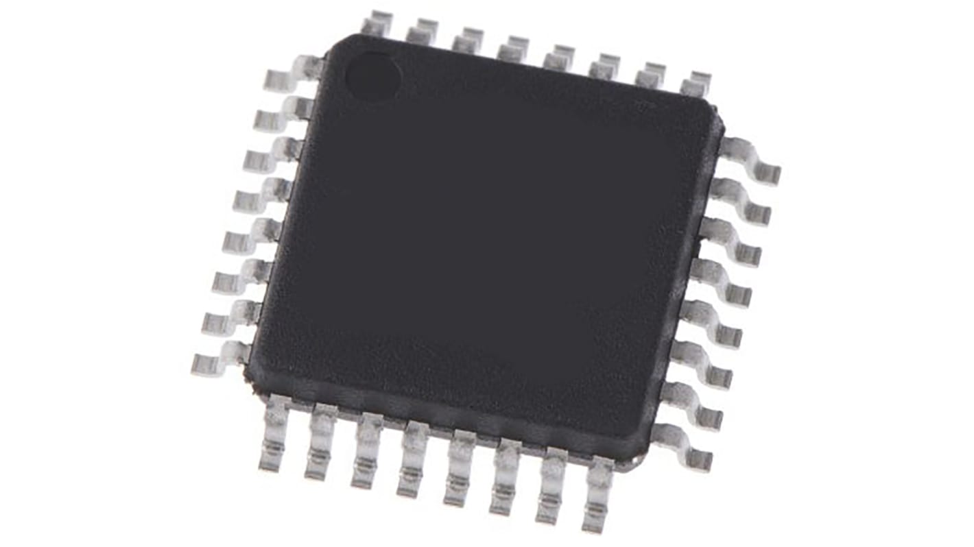 STMicroelectronics STM32F0单片机, ARM Cortex M0内核, 32针, LQFP, 最大48MHz, 16 kB 闪存, 6 kB RAM