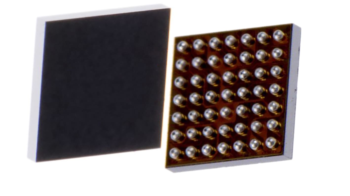 STMicroelectronics STM32F0单片机, ARM Cortex M0内核, 49针, WLCSP, 最大48MHz, 128 kB 闪存, 16 kB RAM