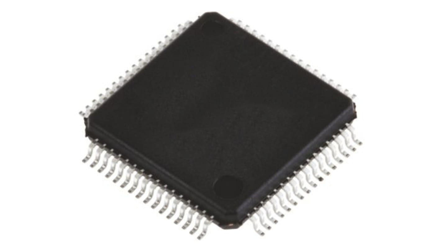 STMicroelectronics STM32F091RCT6, 32bit ARM Cortex M0 Microcontroller, STM32F0, 48MHz, 256 kB Flash, 64-Pin LQFP