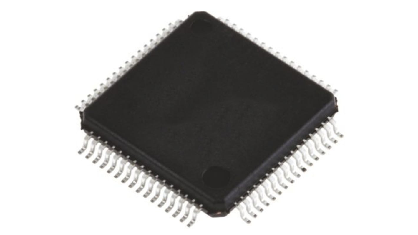 Microcontrôleur, 32bit, 320 kB RAM, 1,024 Mo, 100MHz, LQFP 64, série STM32F4