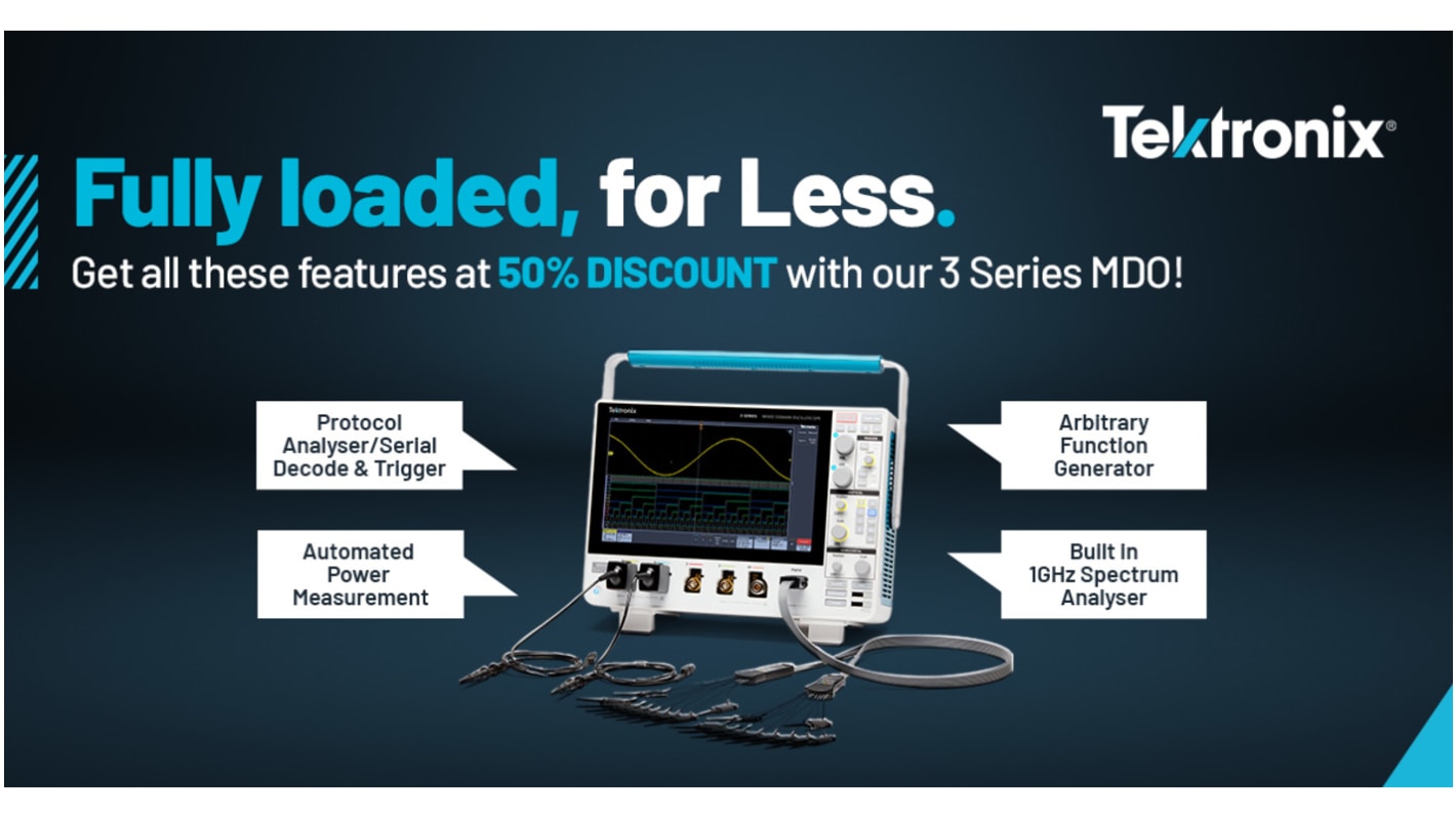 Oscilloscope multidomaines De table Tektronix série MDO34, 500MHz