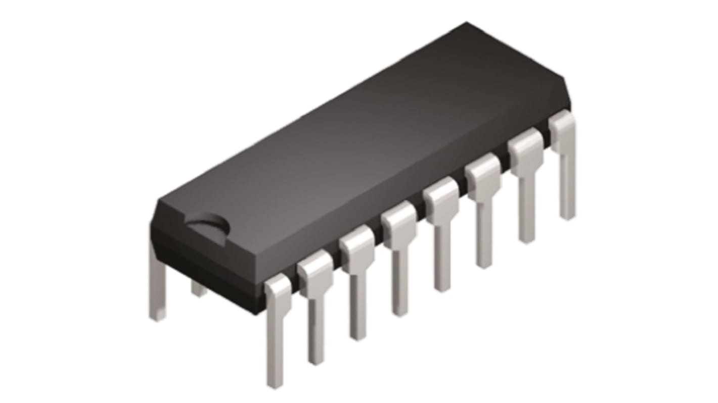 Isocom, ISQ203 DC Input Transistor Output Quad Optocoupler, Through Hole, 16-Pin PDIP