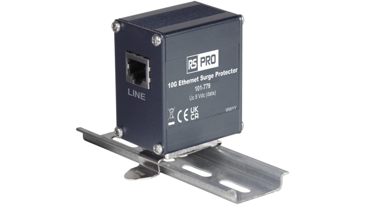 RS PRO Industrial Surge Protector, 2000A, 20 V, DIN Rail Mount