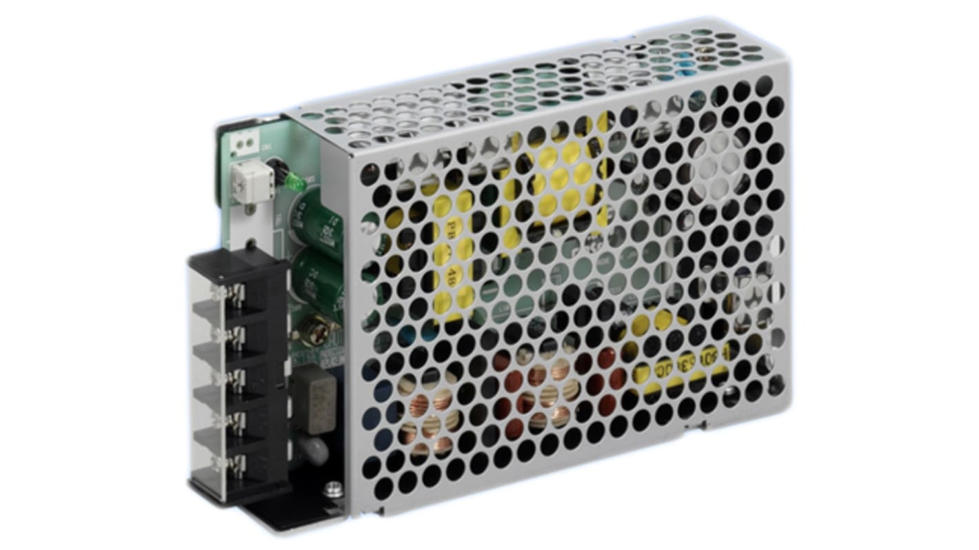 Cosel Switching Power Supply, PBA75F-48-N, 48V dc, 1.6A, 76.8W, 1 Output, 120 → 370 V dc, 85 → 264 V ac