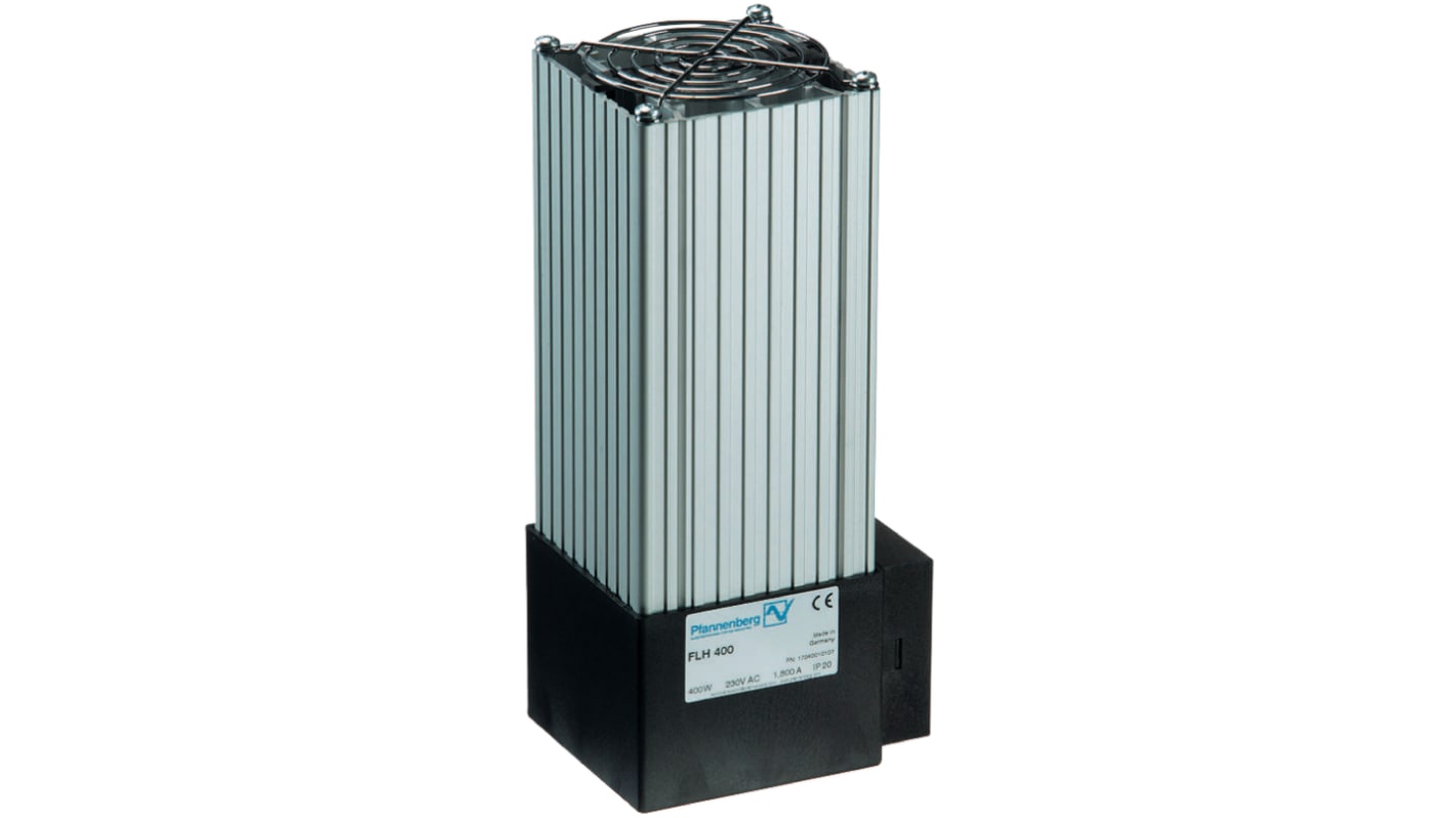 Pfannenberg 机柜加热器, 400W, 115V 交流电源, 85°C表面, 50m³/h