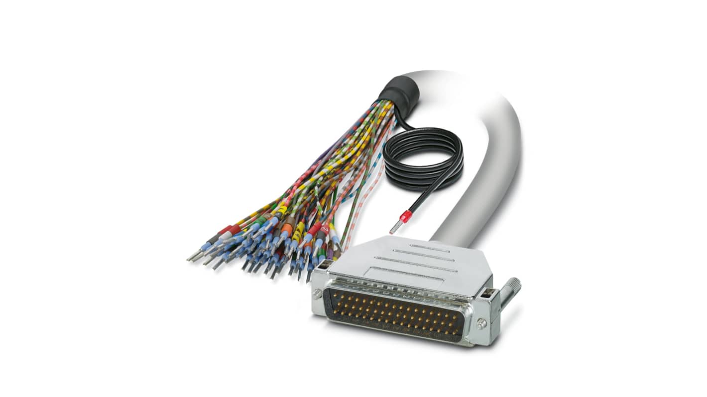Phoenix Contact D-Sub Cable, 2m PVC