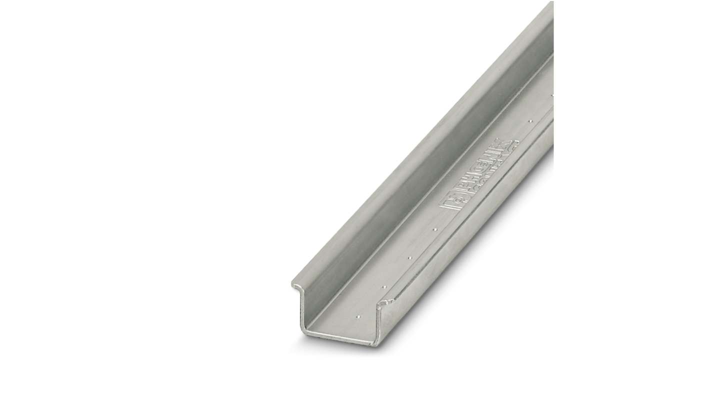 Phoenix Contact Steel Unperforated DIN Rail, 1000mm x 35mm x 15mm