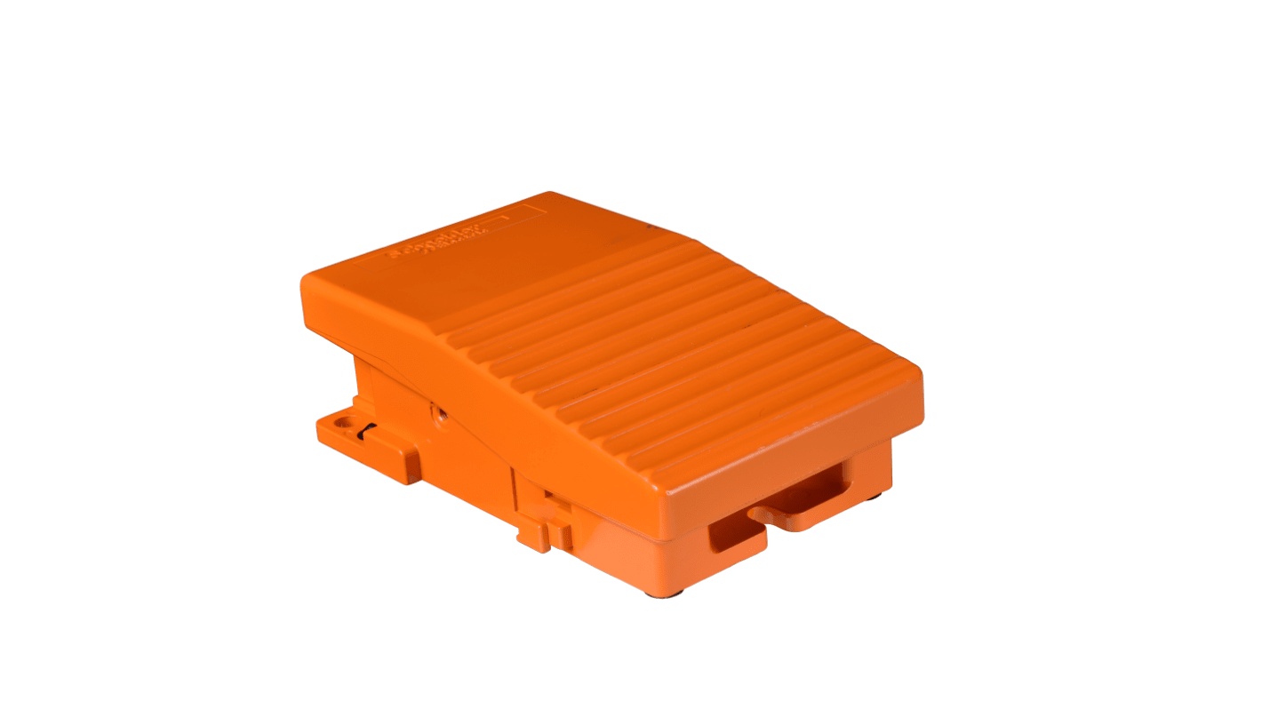 Schneider Electric Foot Switch 1 Step Foot Switch - Metal Case Material, 2 NC + NO, 3A Contact Current