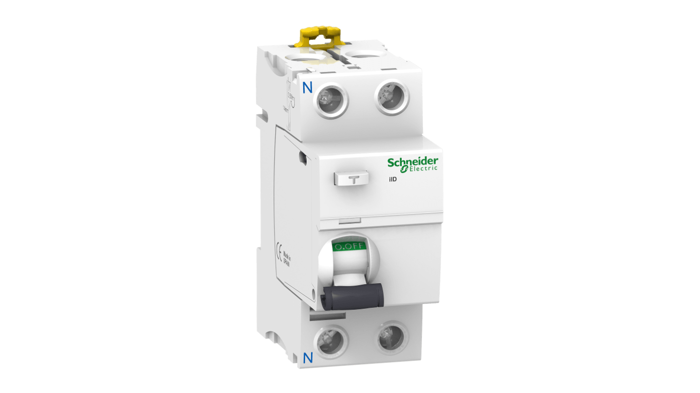 Schneider Electric Acti9 iID RCCB, 80A, 2 Pole, 300mA, Type AC, 220 → 240V ac