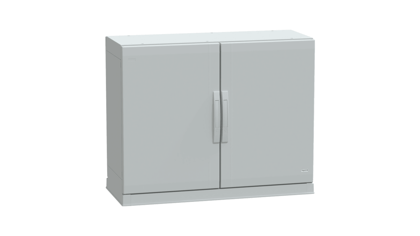 Schneider Electric Thalassa Series Fibreglass Reinforced Polyester Double-Door-Door Floor Standing Enclosure, Opaque