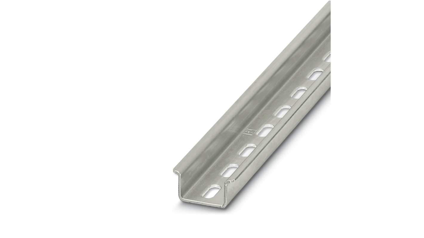 Guida DIN Phoenix Contact Tipo perforato 2000mm x 35mm x 2000mm, in Acciaio