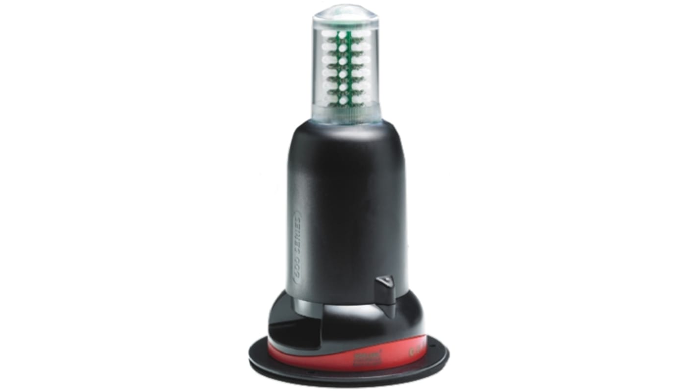 Moflash Spectrum 600 Series Red/Green/Amber Sounder Beacon, 230 V ac, 24 V dc, Bracket, Foot/Pole, Surface Mount, 90dB