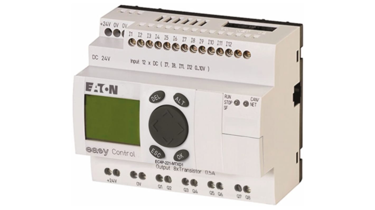 Eaton EASY Logikmodul, 24 V dc, 12-Eingänge / 8-Ausgänge
